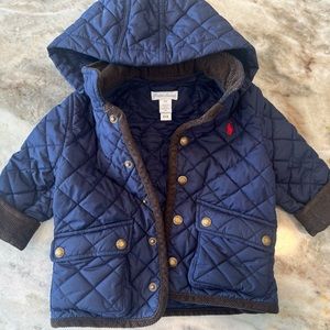 Ralph Lauren 18 Month Navy Quilted Jscket. Excellent condition.